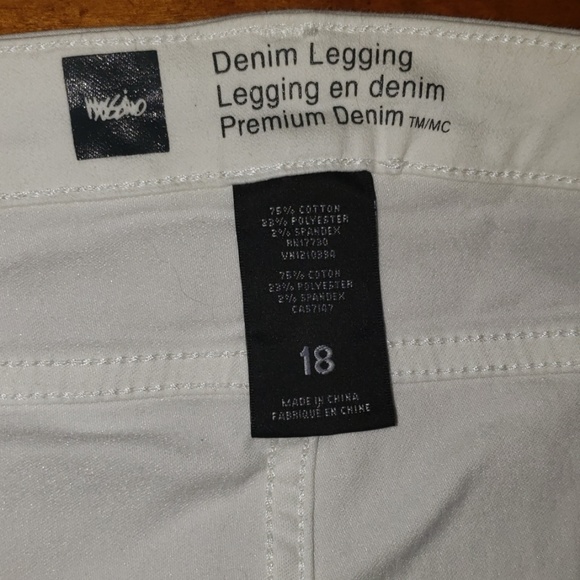 White ombre Mossimo denim legging - Picture 2 of 3